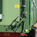 Hydraulisch öffnende Bordwandentriegelung