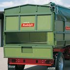 Geteilte Rückwand mit einem Auslaufschieber